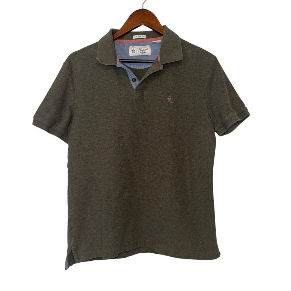 Original Penguin Olive Green Polo Shirt